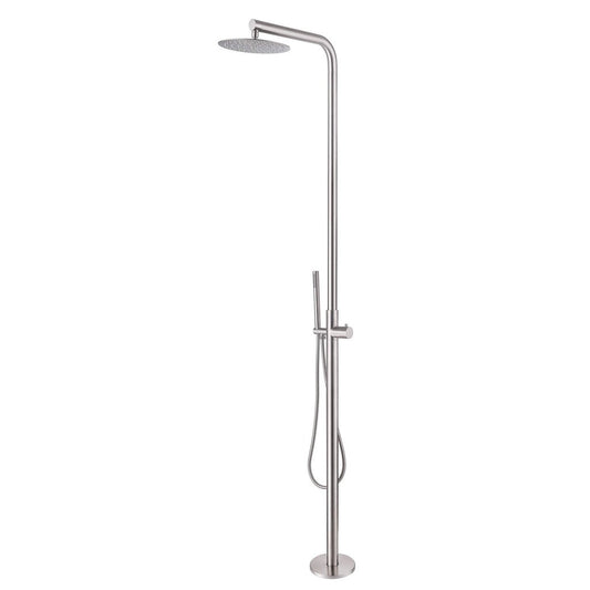 Avalon 316 Stainless Steel Freestanding Outdoor Shower