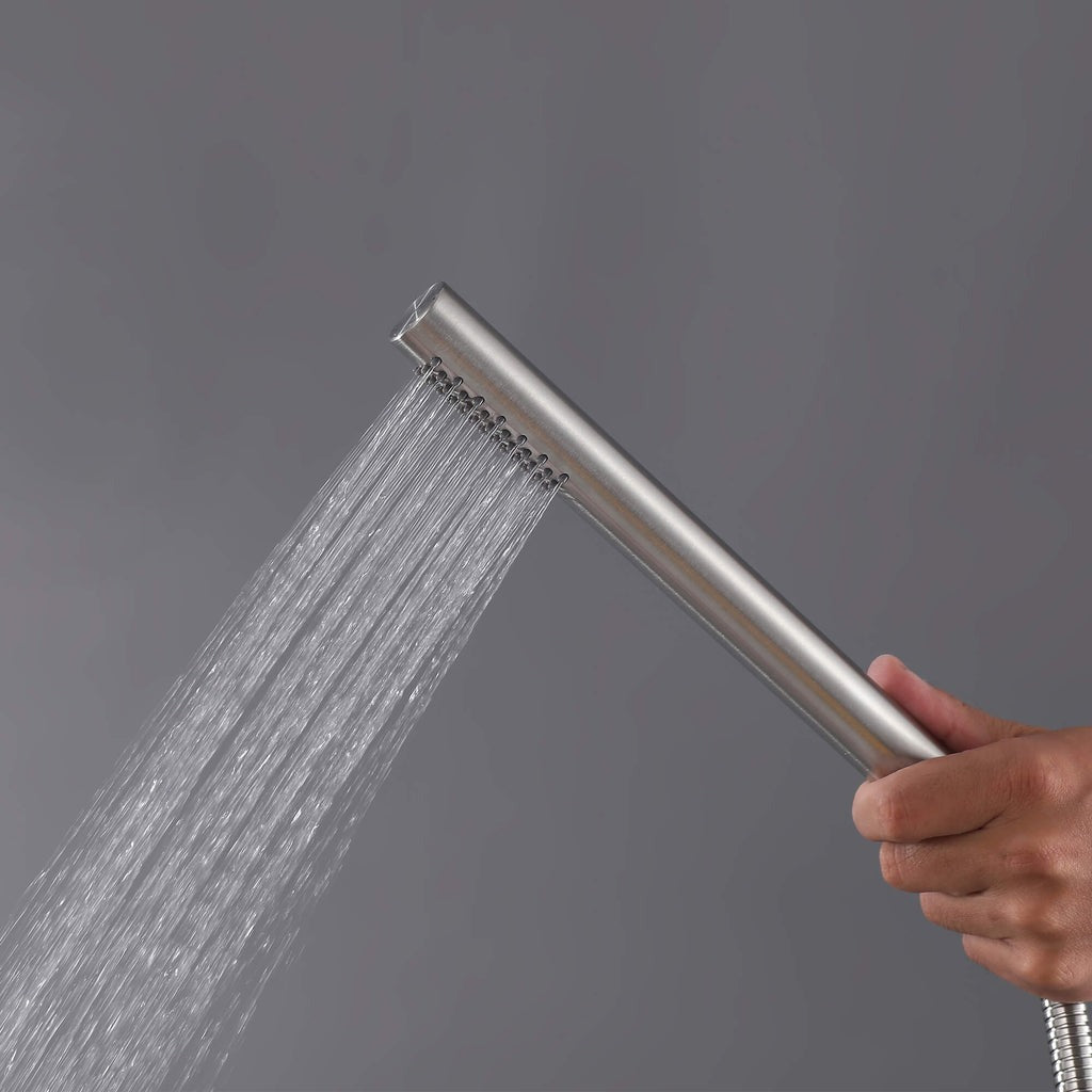 Avalon 316 Stainless Steel Freestanding Outdoor Shower