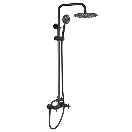 Mariano Dual Function Stainless Steel Outdoor Shower - Matte Black