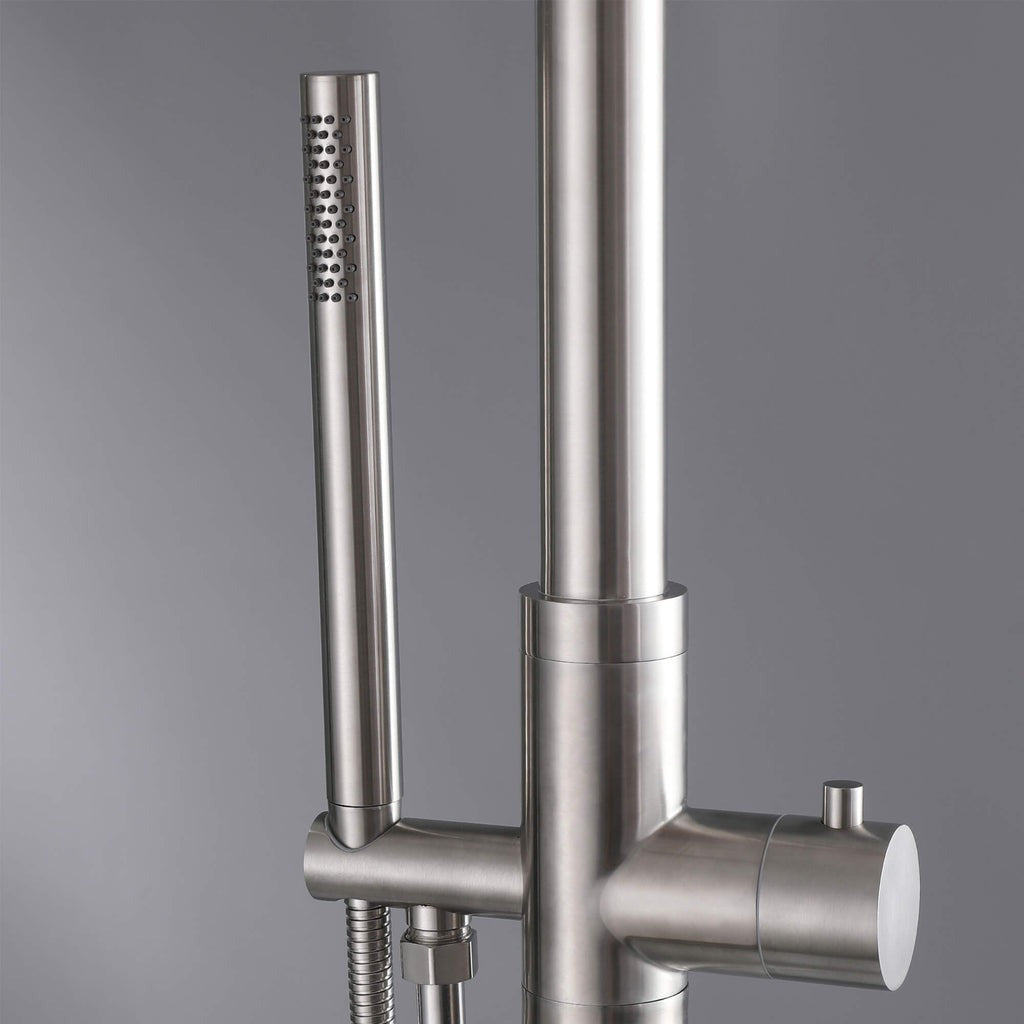 Avalon 316 Stainless Steel Freestanding Outdoor Shower – AquaStyle ...