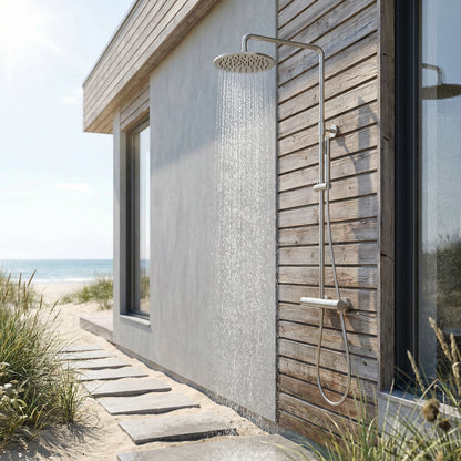 Aria 316 Stainless Steel Thermostatic Outdoor Shower