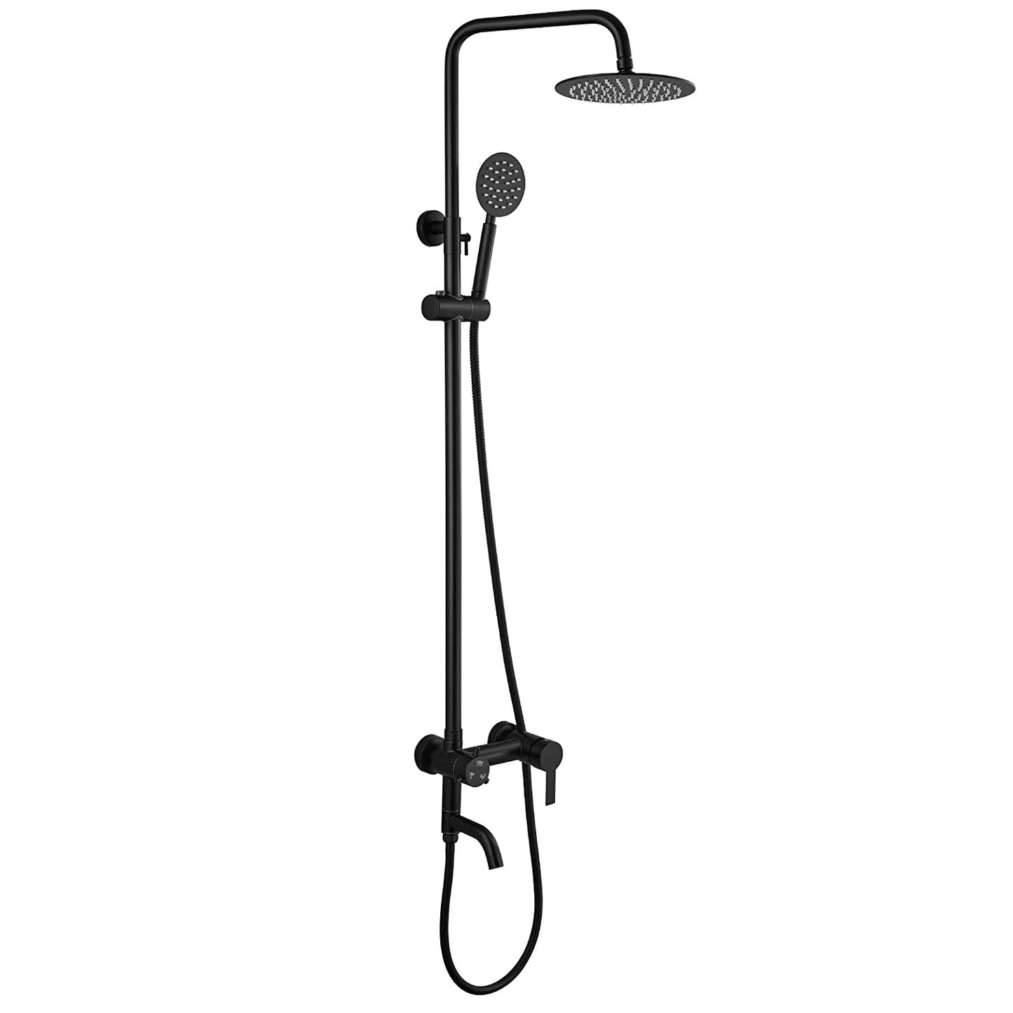 Kairo Triple Function Stainless Steel Outdoor Shower - Matte Black