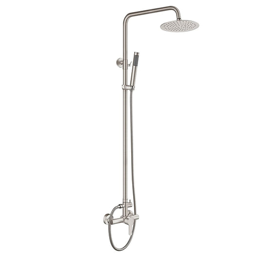 Makai Dual Function Stainless Steel Outdoor Shower - Brushed