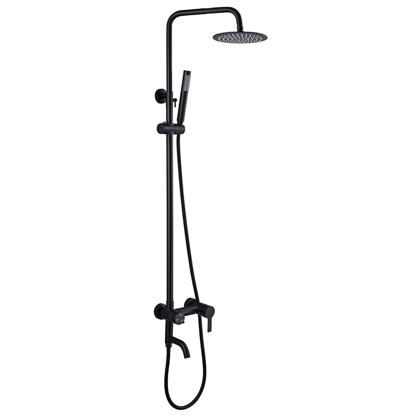 Katori Triple Function Stainless Steel Outdoor Shower - Matte Black