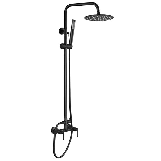 Milani Dual Function Stainless Steel Outdoor Shower - Matte Black